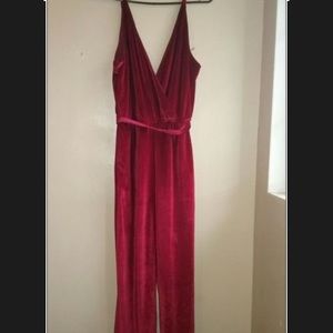 Red jumpsuit